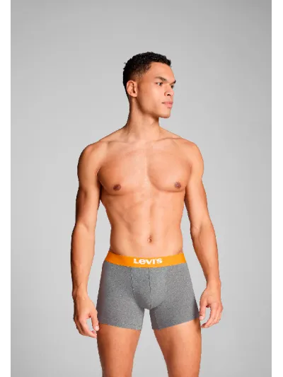 Levi's  - Men Solid Basic / Boxer Brief - Férfi boxeralsó szett - 2 db