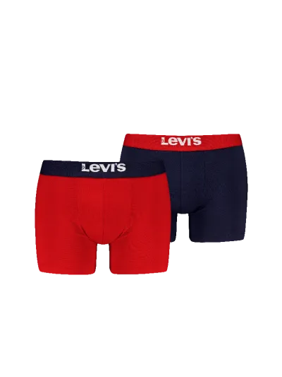 Levi's  - Men Solid Basic / Boxer Brief - Férfi boxeralsó szett - 2 db