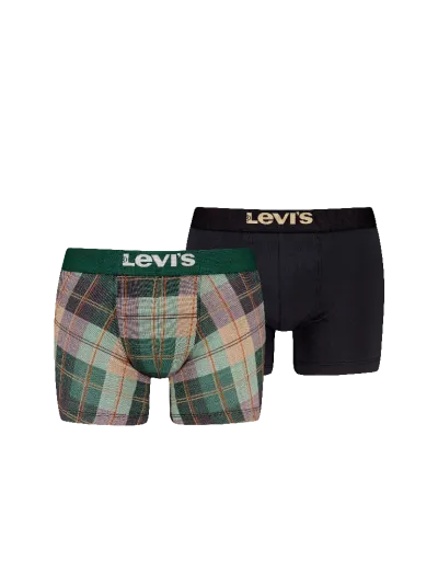 Levi's  - Men Plaid Aop / Boxer Brief - Férfi boxeralsó szett - 2 db
