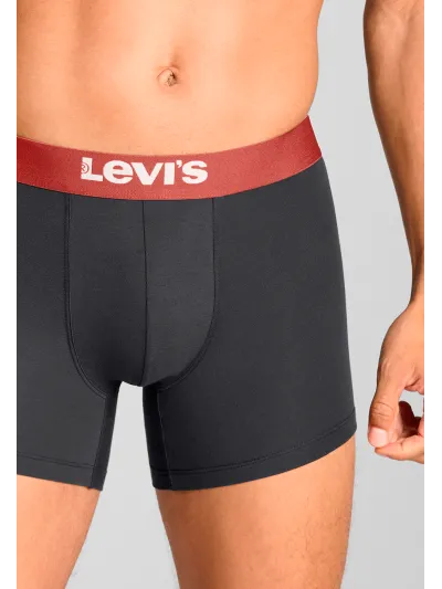 Levi's - Solid Basic Boxer Brief - Férfi alsónadrág szett - 2 db