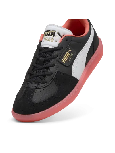 Puma - Palermo Striker / Black Peach - Bőr Sneaker Női utcai cipő