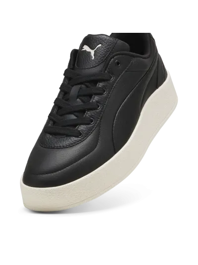 Puma - CA Luxe / Black - Platformos Bőr Sneaker Női utcai cipő