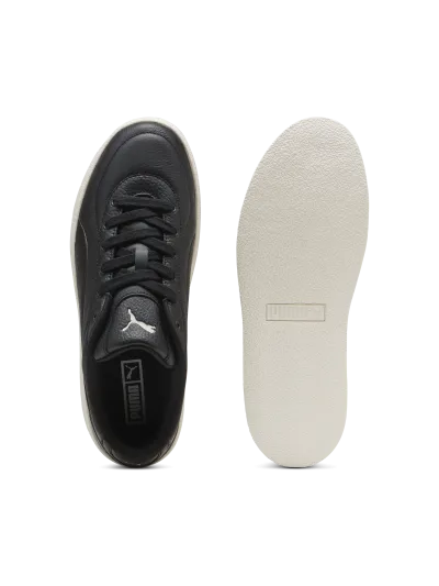 Puma - CA Luxe / Black - Platformos Bőr Sneaker Női utcai cipő