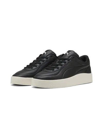 Puma - CA Luxe / Black - Platformos Bőr Sneaker Női utcai cipő