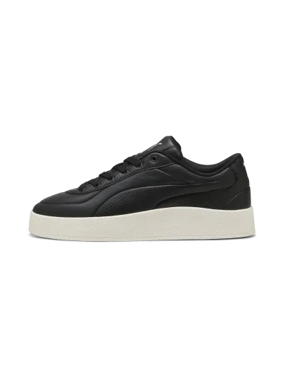 Puma - CA Luxe / Black - Platformos Bőr Sneaker Női utcai cipő