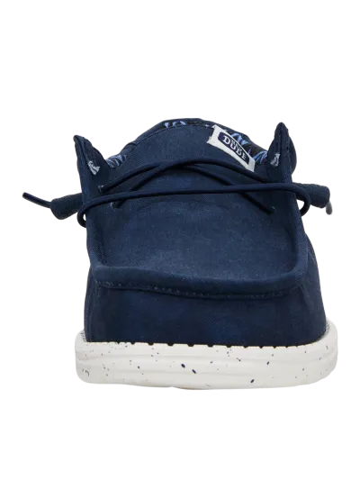 Hey Dude - Wally Stretch Canvas / Navy - Férfi utcai cipő