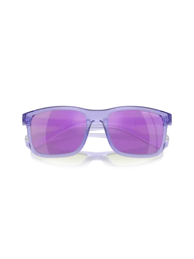 Armani Exchange napszemüveg - Sparkling Transparent Violet / Grey Mirror Violet