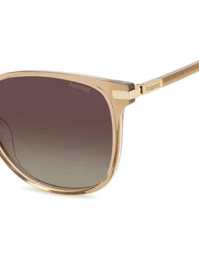 Polaroid napszemüveg - Transparent Brown / Gradient Brown Polarized