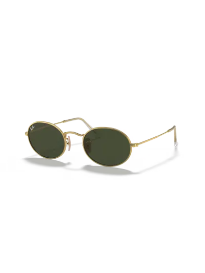 Ray-Ban napszemüveg - OVAL - Gold / Green
