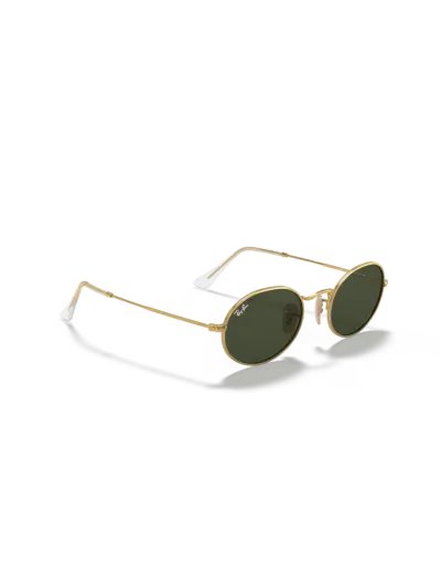 Ray-Ban napszemüveg - OVAL - Gold / Green