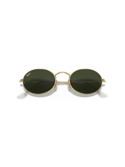 Ray-Ban napszemüveg - OVAL - Gold / Green