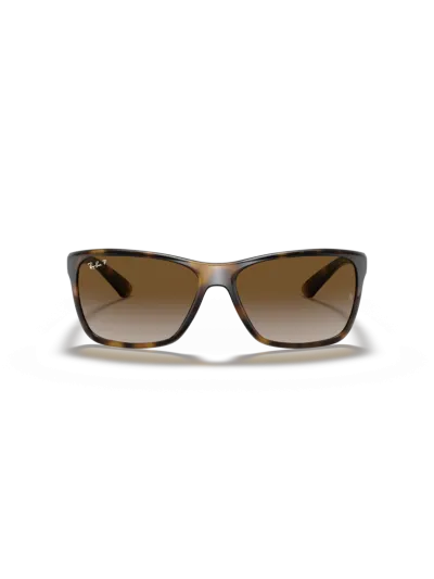 Ray-Ban napszemüveg - Light Havana / Light Grey Gradient Brown Polarized
