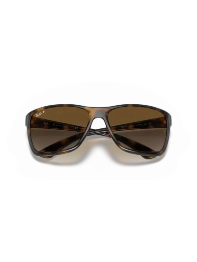 Ray-Ban napszemüveg - Light Havana / Light Grey Gradient Brown Polarized