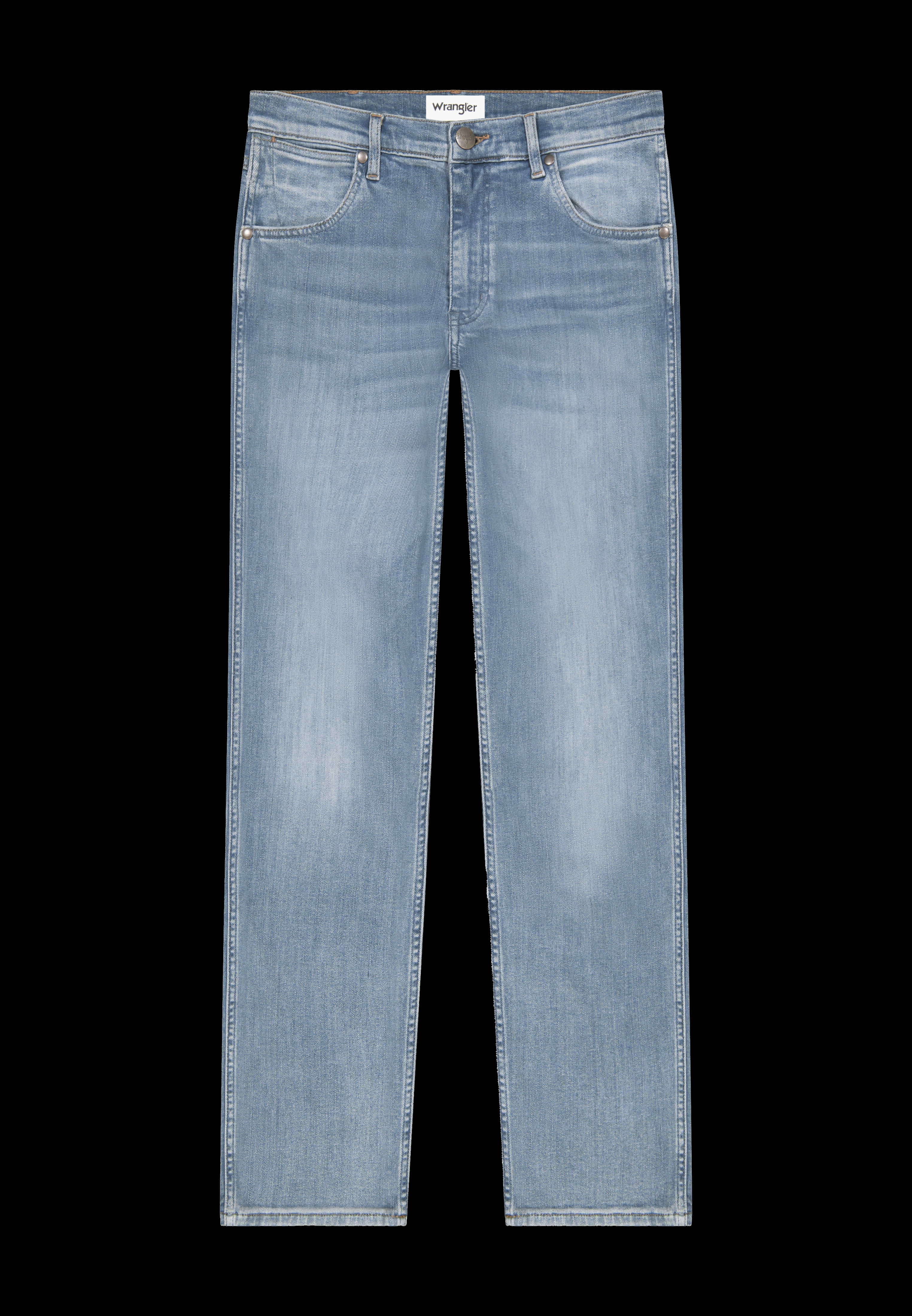 Wrangler - GREENSBORO / GREY LIGHT - Férfi farmernadrág
