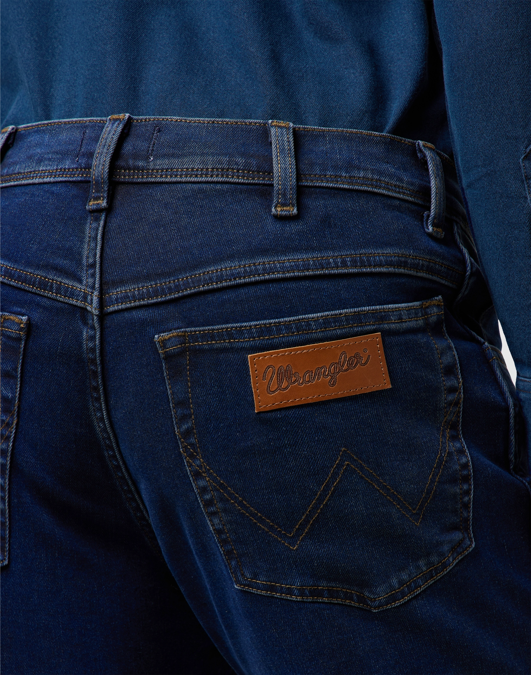 Wrangler - TEXAS / RUSTIC NAVY - Férfi farmernadrág