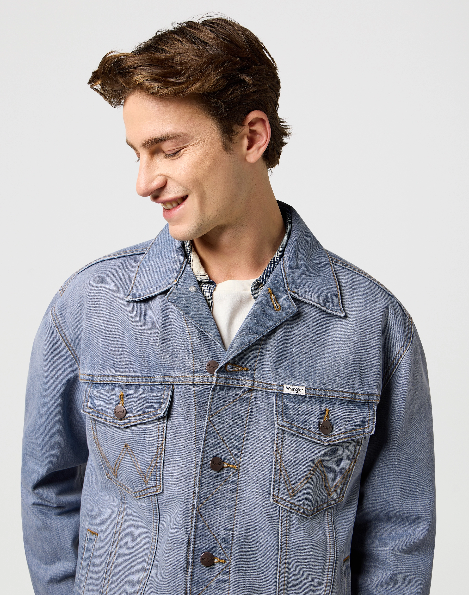 Wrangler - ANTI FIT JACKET / LIGHT ICE - Férfi dzseki