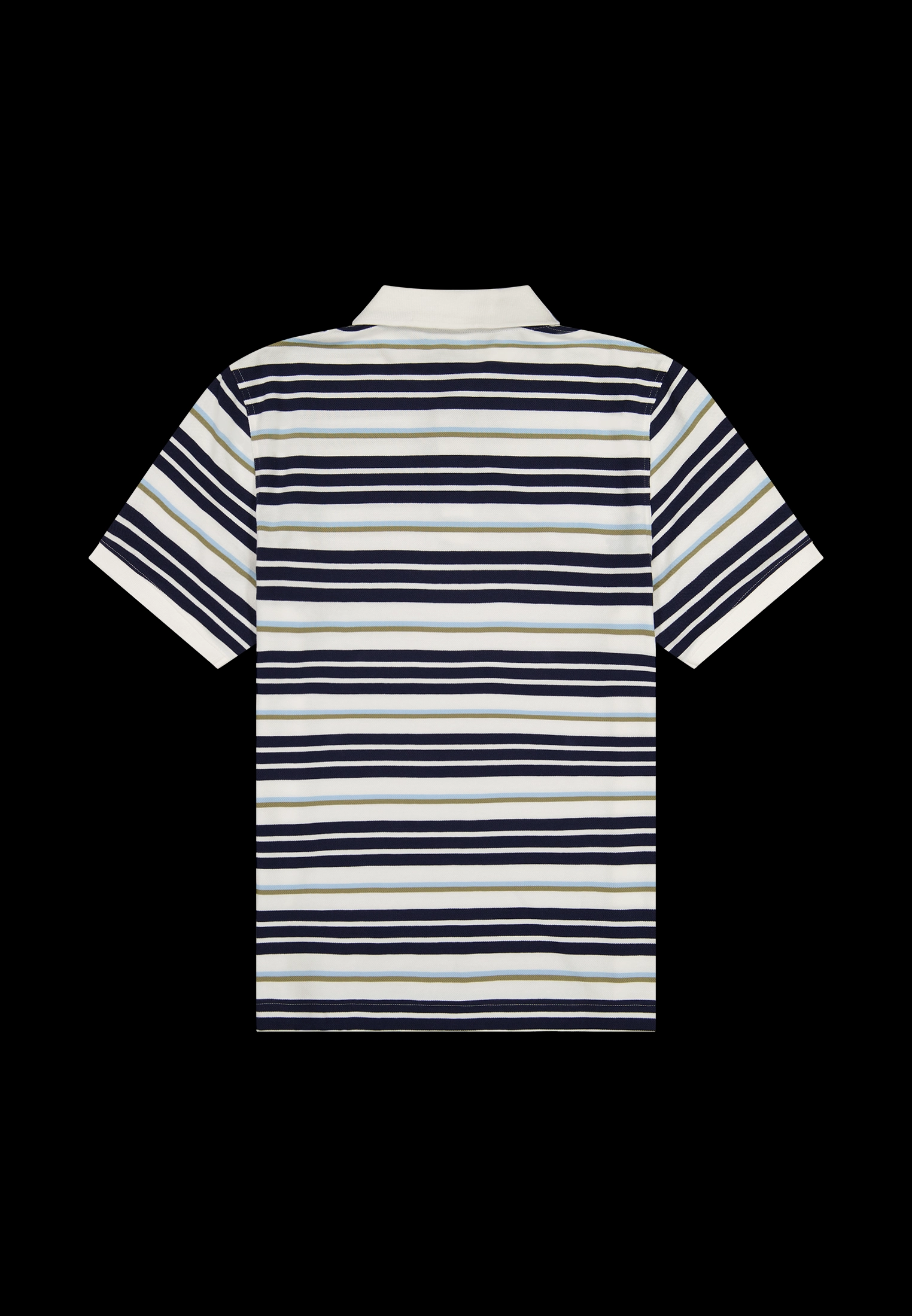 Wrangler - STRIPE POLO SHIRT / WORN WHITE - Galléros Férfi póló
