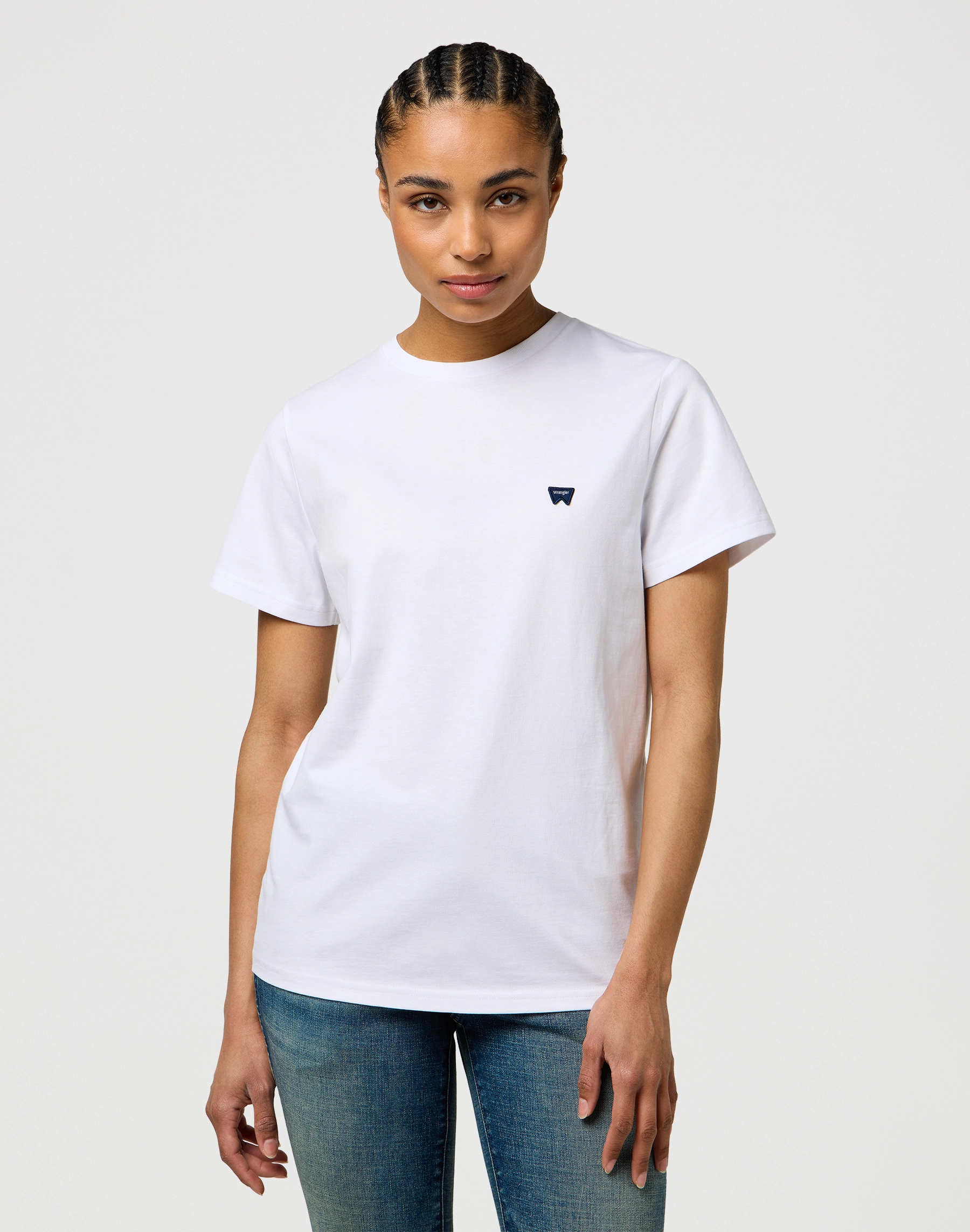 Wrangler - SIGN OFF TEE / WHITE - Női póló