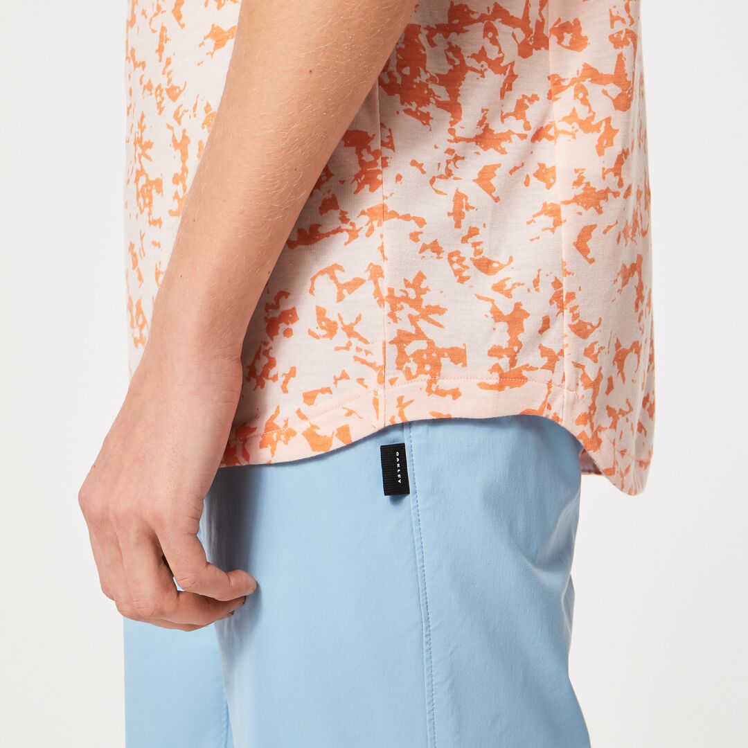 Oakley - Sand Camo - Galléros Férfi póló