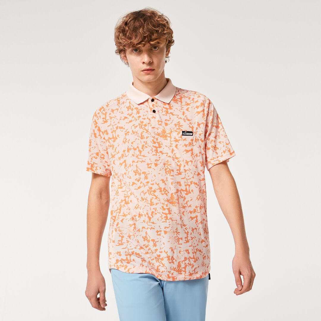 Oakley - Sand Camo - Galléros Férfi póló