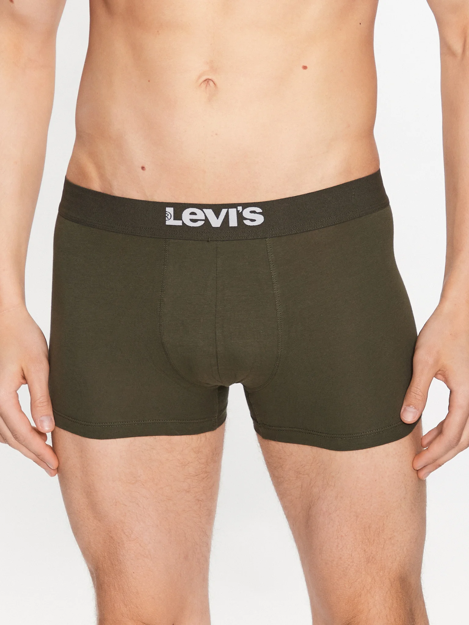 Levi's - Solid Basic Organic Trunk - Férfi boxeralsó szett - 2 db