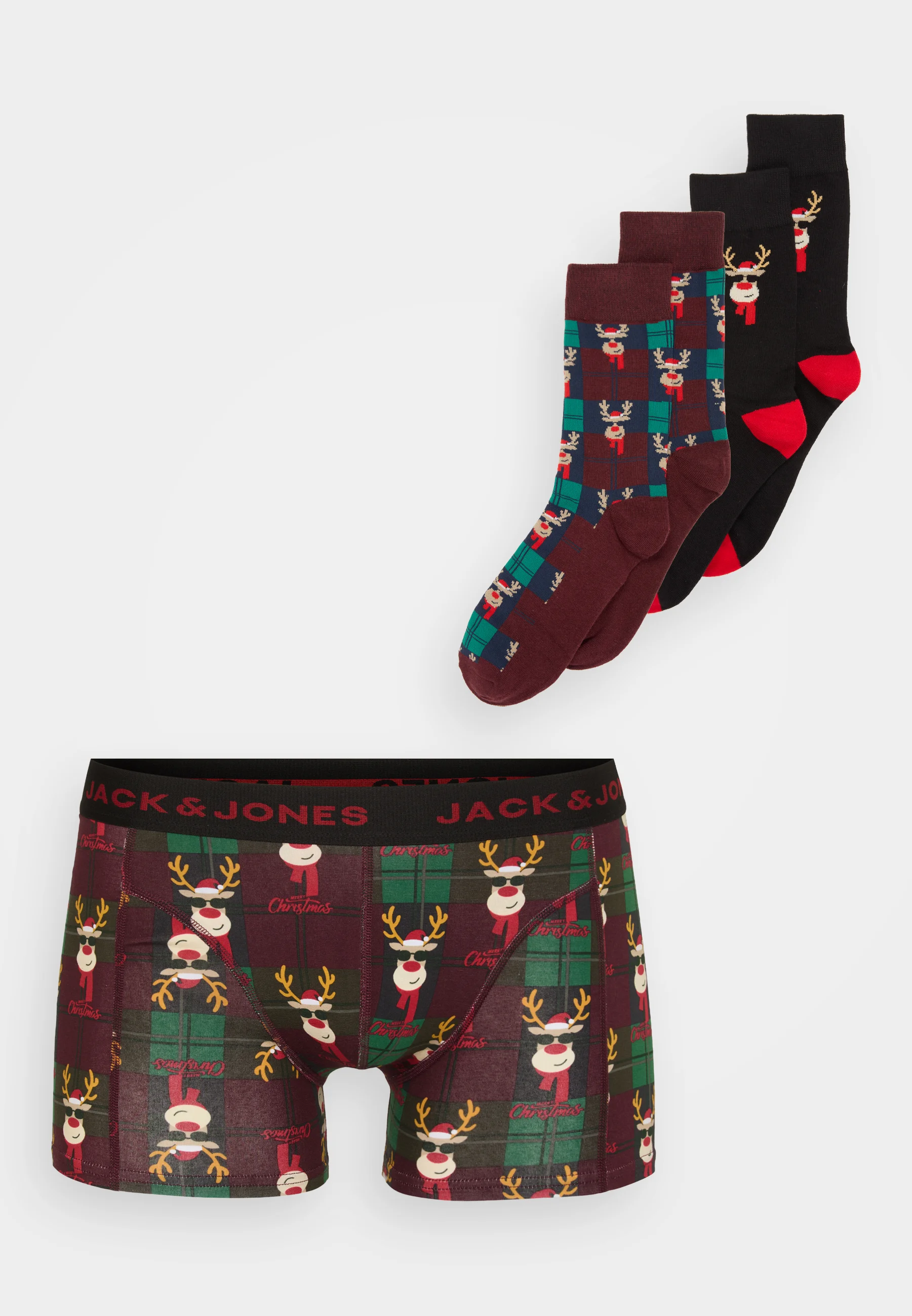 Jack & Jones - RUDOLPH - Férfi xmas giftbox szett - 3 db