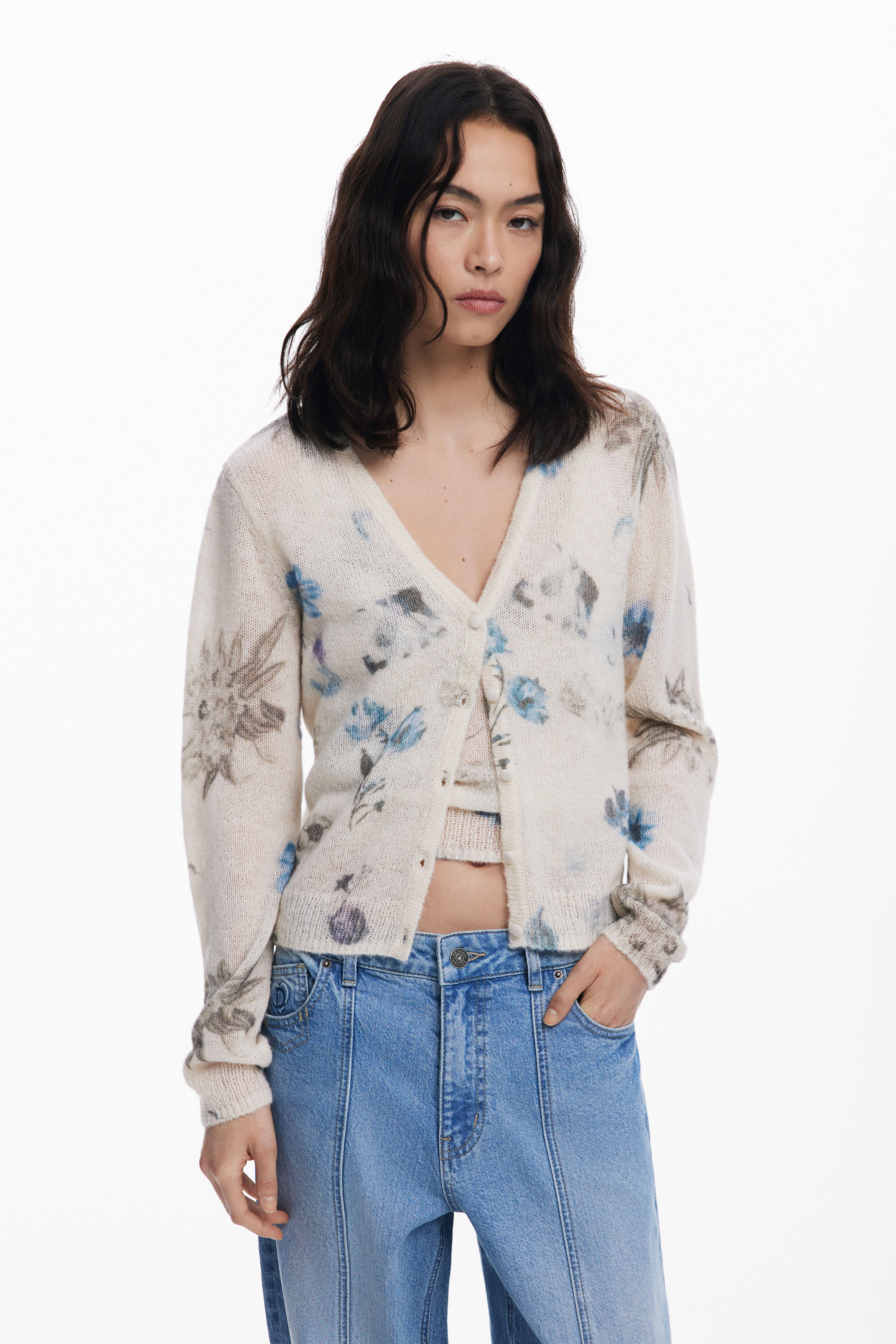 Desigual - ESTOCOLMO - 2in1 Női felső és kardigán