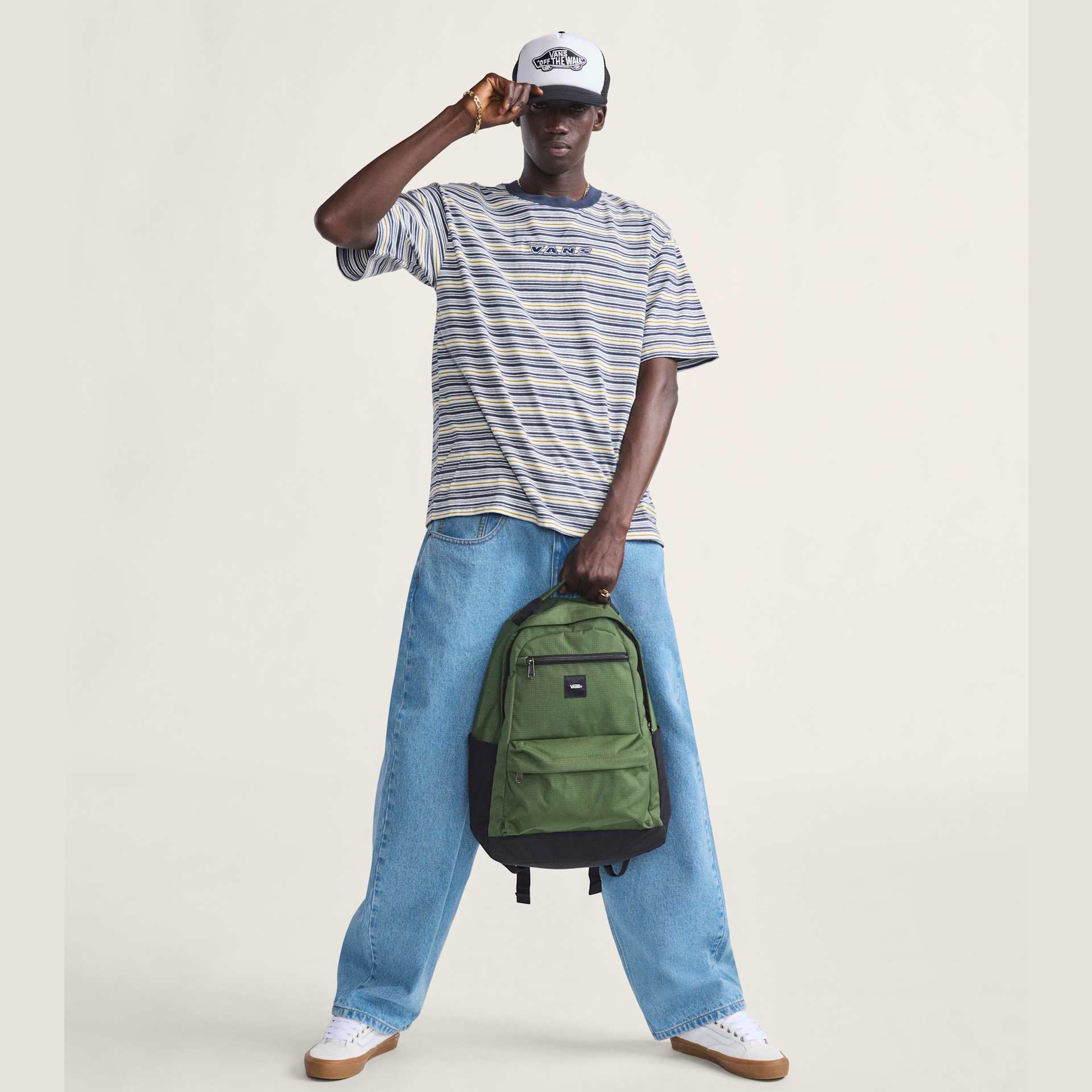 Vans - Cameron Stripe Knit - Férfi póló