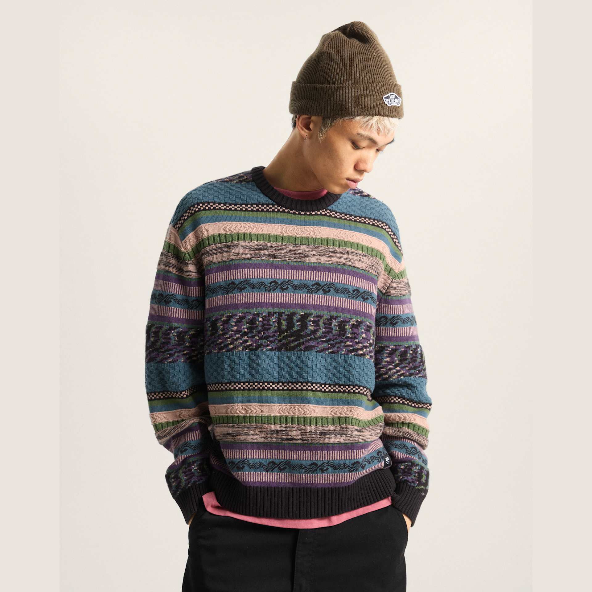 Vans - Boyer - Elegáns Férfi pulóver