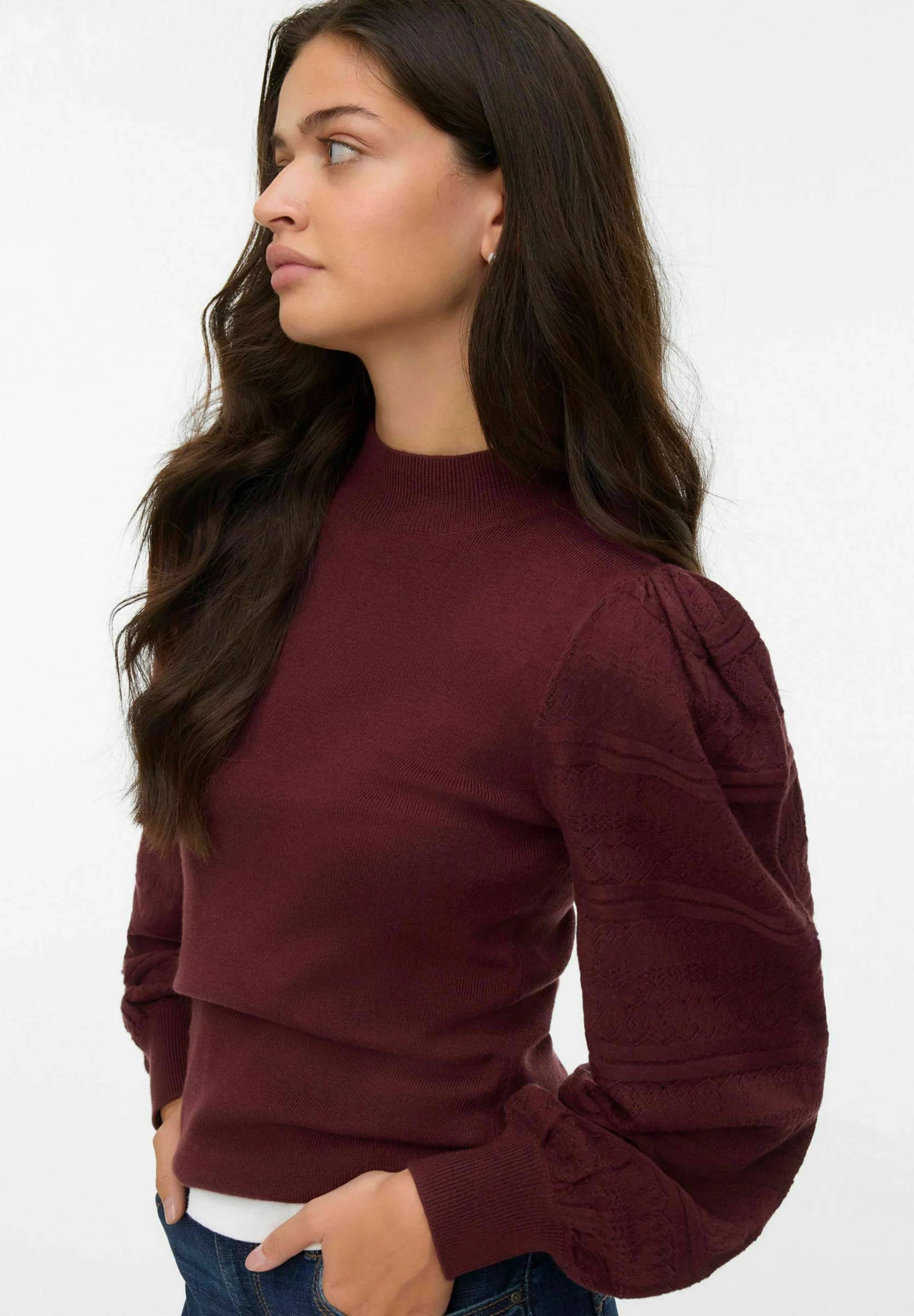 Vero Moda - NEWLIMONE - Elegáns Női Pulóver