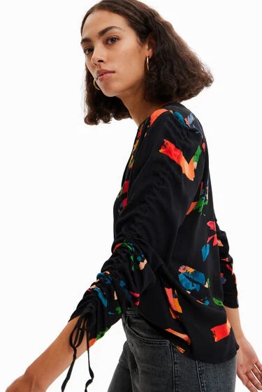 Desigual - Graphic Love - Női blúz