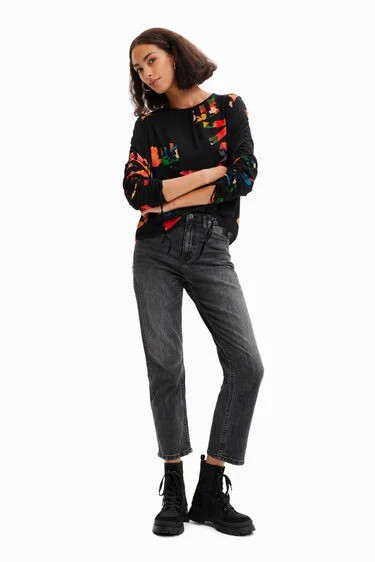 Desigual - Graphic Love - Női blúz