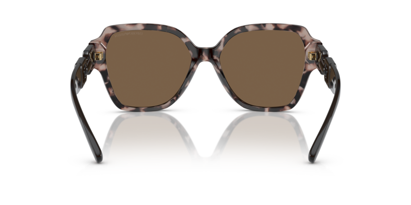 Emporio Armani napszemüveg - Shiny Pink Havana / Dark Brown