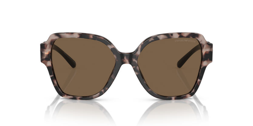 Emporio Armani napszemüveg - Shiny Pink Havana / Dark Brown