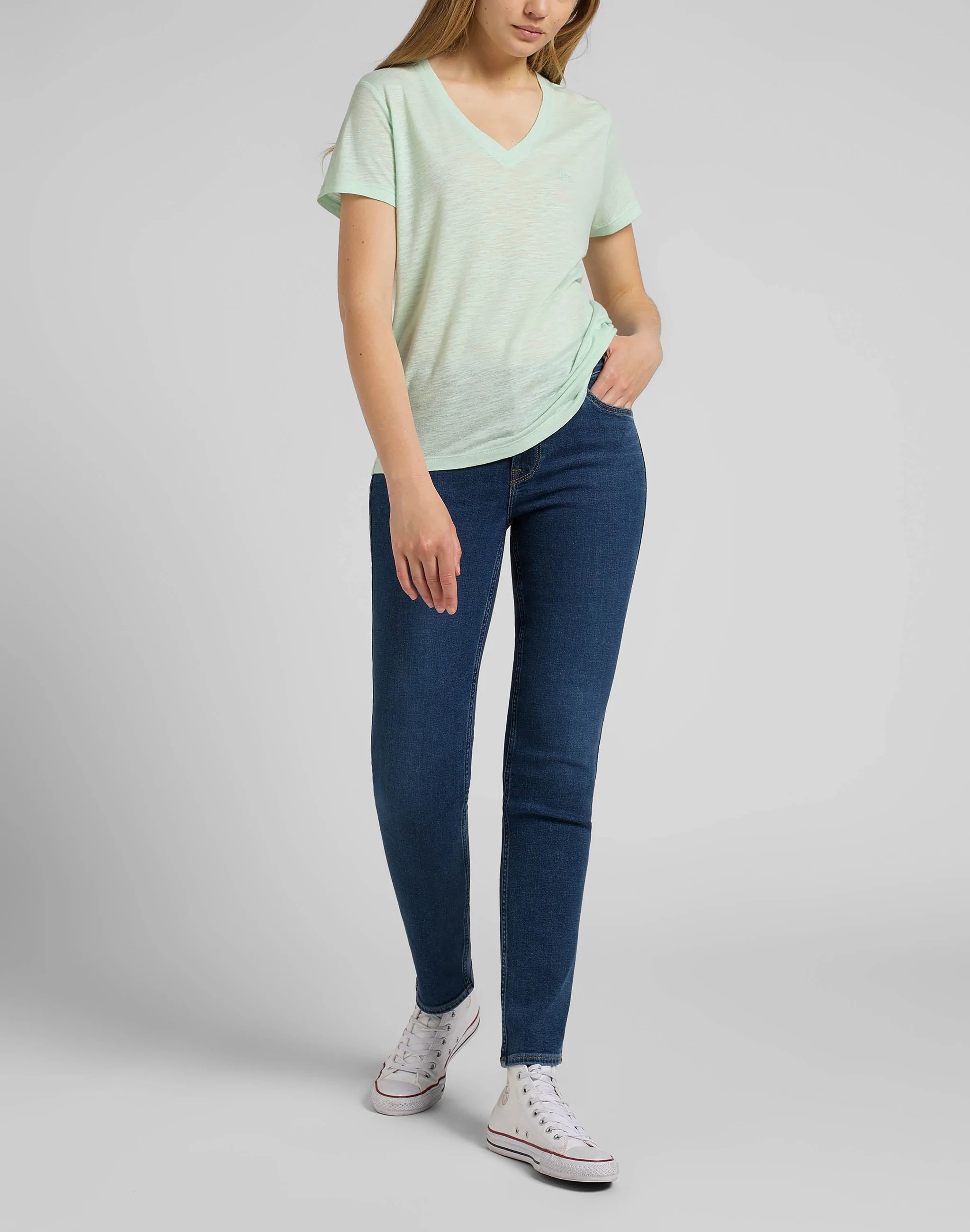 Lee - V Neck - Női póló