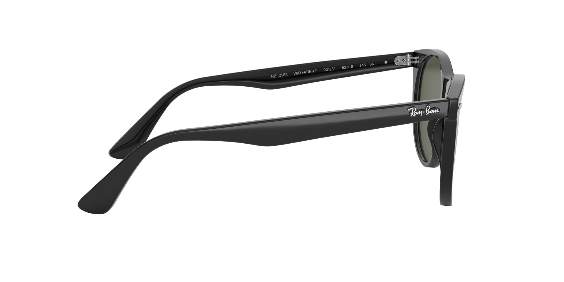 Ray-Ban napszemüveg - WAYFARER II - BLACK / GREEN