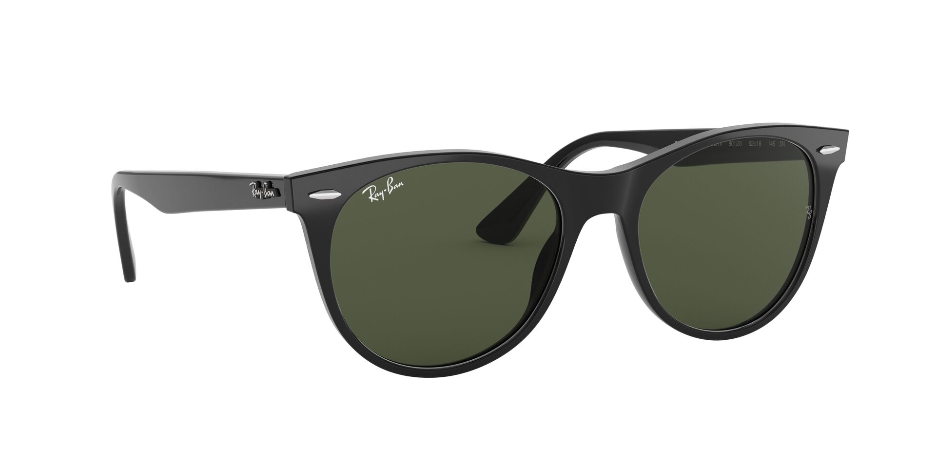 Ray-Ban napszemüveg - WAYFARER II - BLACK / GREEN