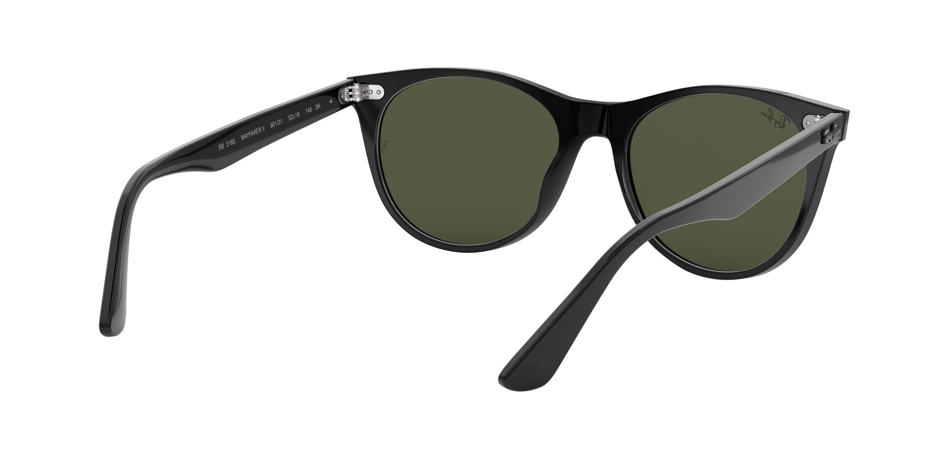 Ray-Ban napszemüveg - WAYFARER II - BLACK / GREEN