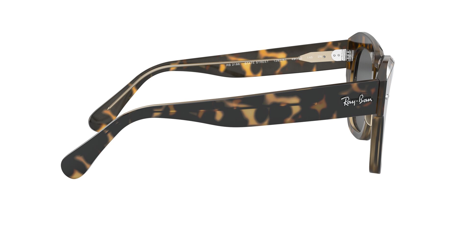 Ray-Ban napszemüveg - State Street - Havana On Transparent Brown / Dark Grey
