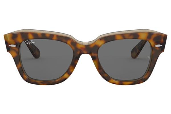 Ray-Ban napszemüveg - State Street - Havana On Transparent Brown / Dark Grey