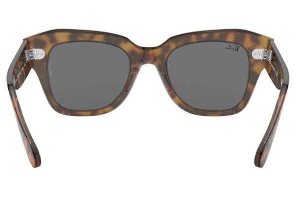 Ray-Ban napszemüveg - State Street - Havana On Transparent Brown / Dark Grey