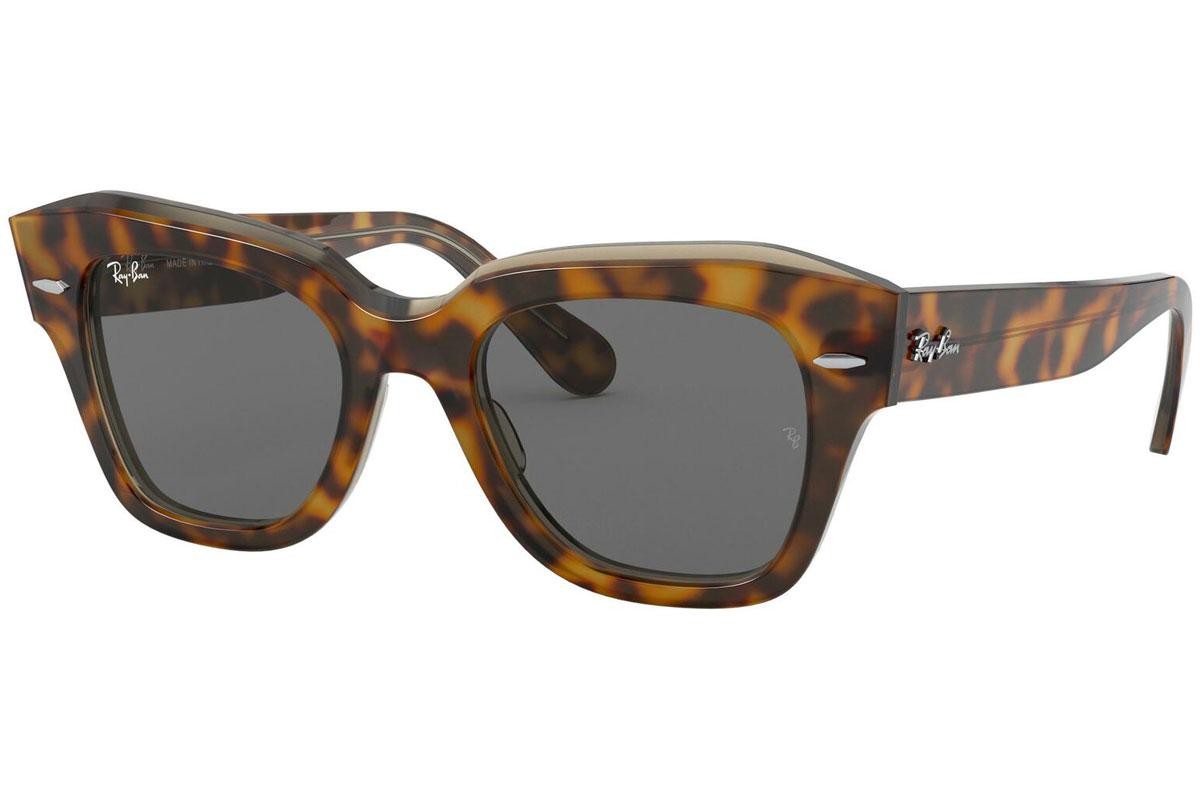Ray-Ban napszemüveg - State Street - Havana On Transparent Brown / Dark Grey