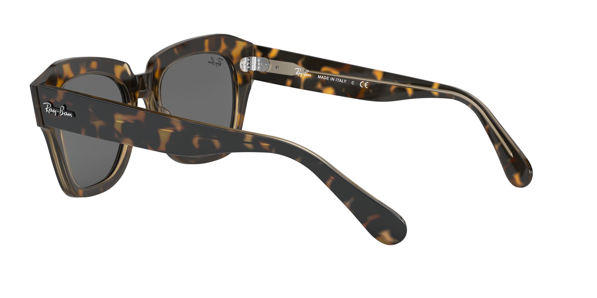Ray-Ban napszemüveg - State Street - Havana On Transparent Brown / Dark Grey