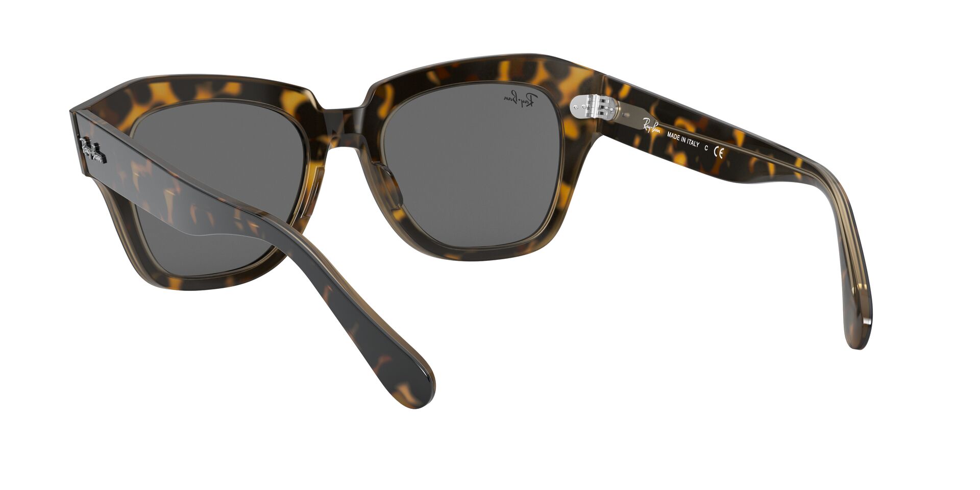 Ray-Ban napszemüveg - State Street - Havana On Transparent Brown / Dark Grey