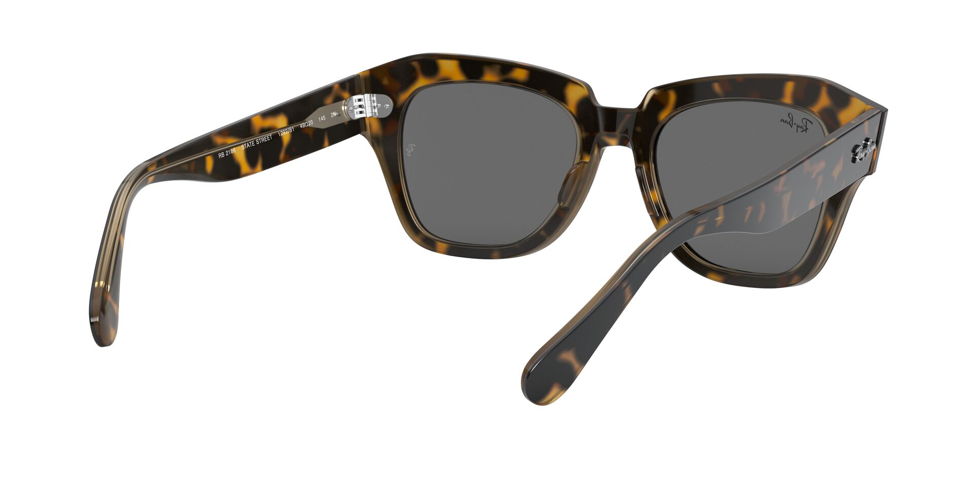 Ray-Ban napszemüveg - State Street - Havana On Transparent Brown / Dark Grey