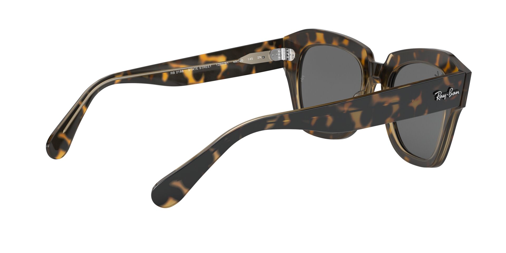 Ray-Ban napszemüveg - State Street - Havana On Transparent Brown / Dark Grey
