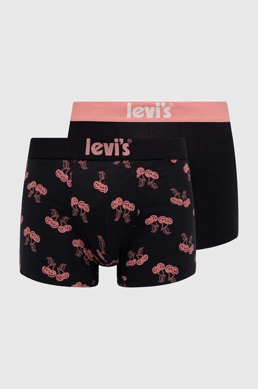 Levi's - Men Cherry AOP - Férfi boxeralsó szett