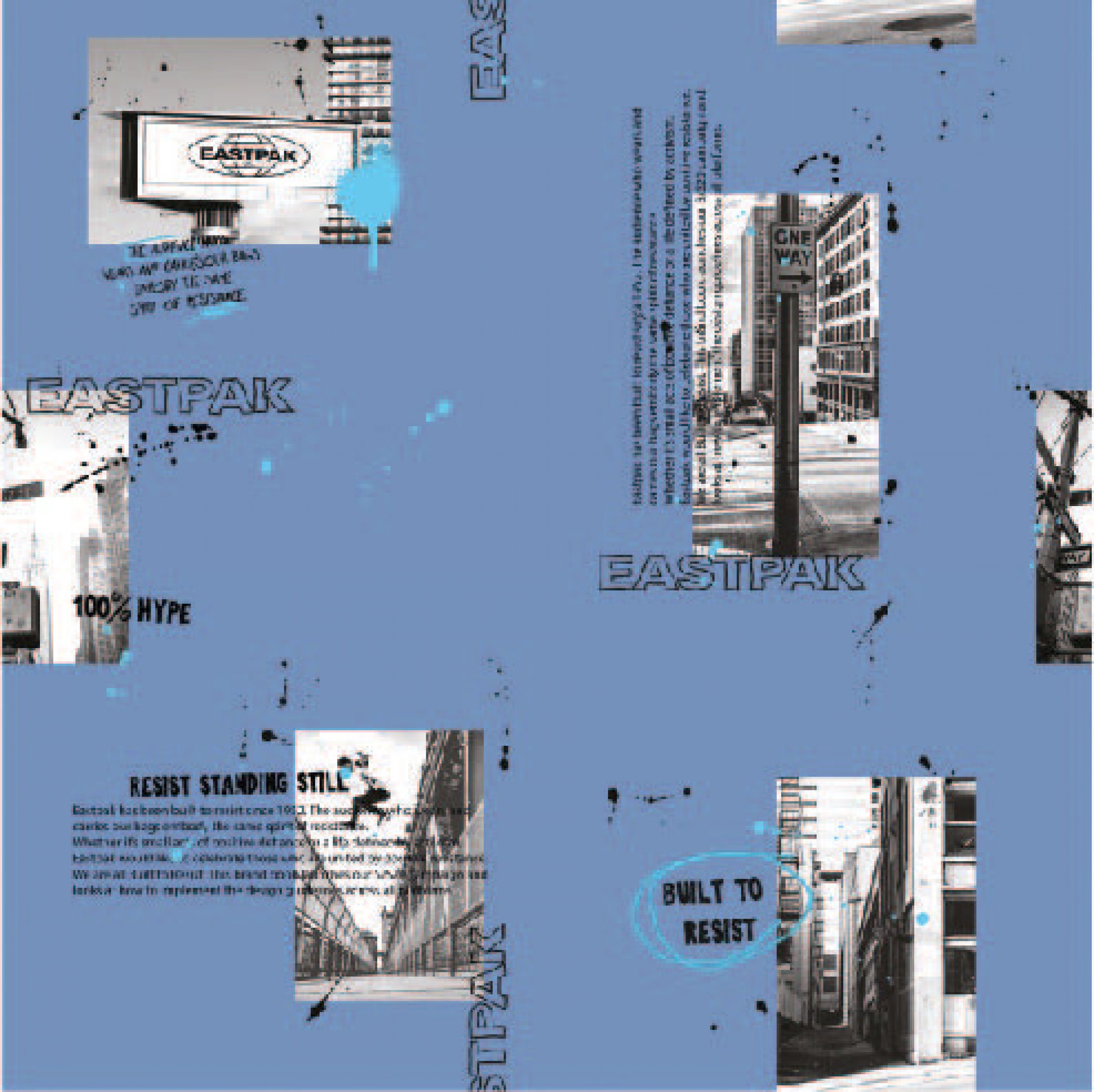 Eastpak - OUT OF OFFICE / Tags Blue - Hátizsák