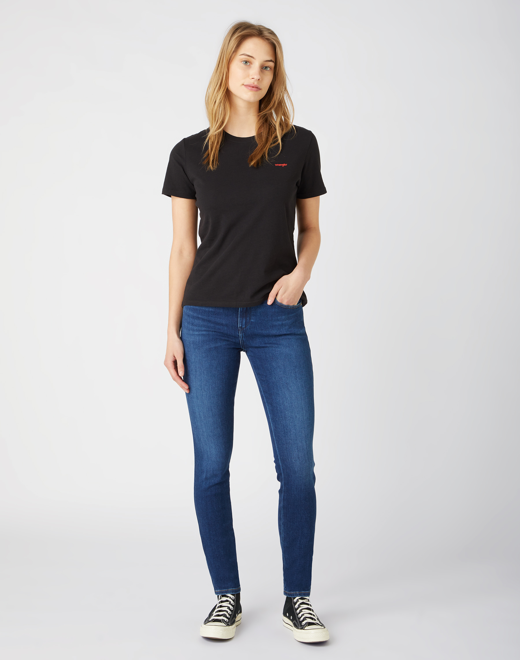 Wrangler - SKINNY AUTHENTIC LOVE - Női farmernadrág
