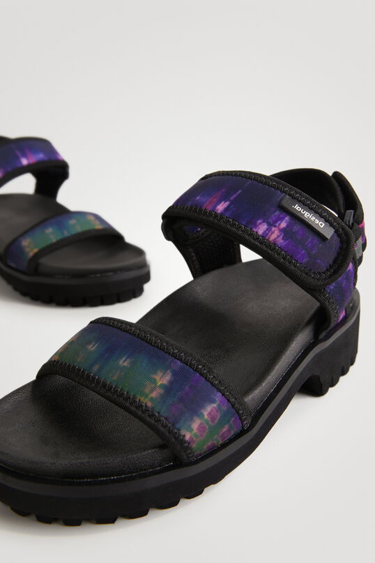 Desigual - TRACK SANDAL TIE DYE - Női szandál